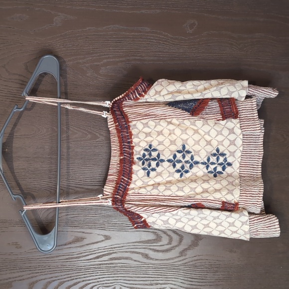 Free People Can’t Stop the Feeling Boho Crop Top S - Picture 2 of 5